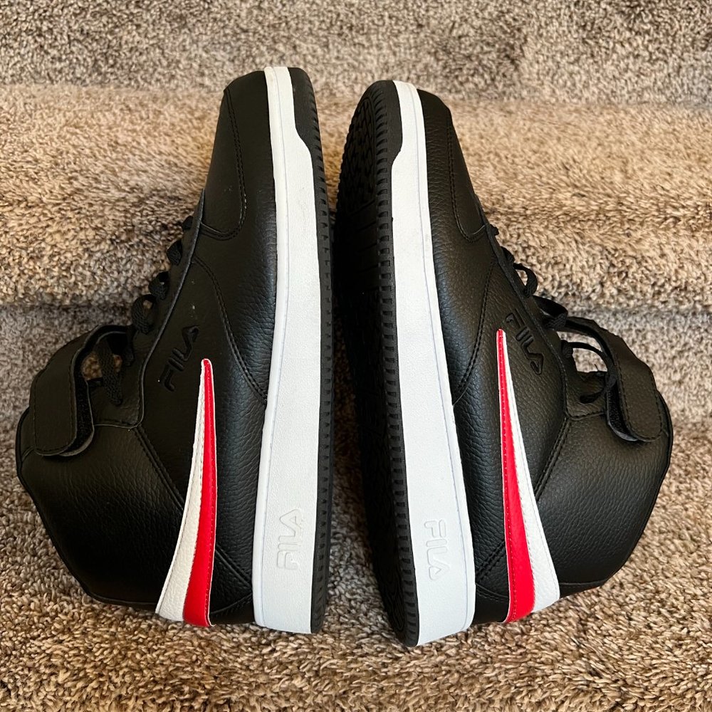 Fila Men's Black A-High Top Sneakers - Picture 10 of 12